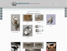 Tablet Screenshot of bearclawjewelry.com